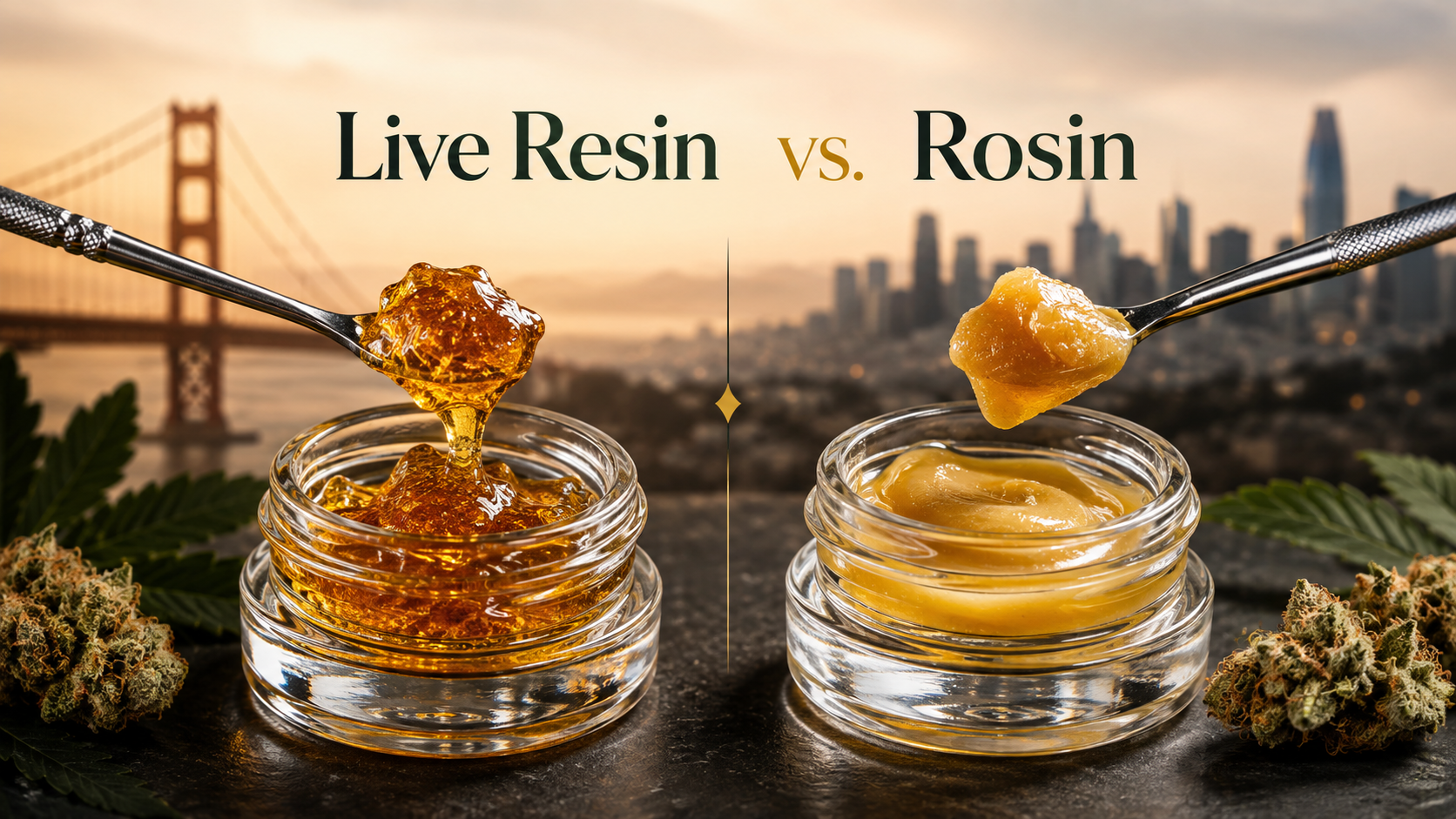 Live Resin vs. Rosin: What San Francisco Cannabis Shoppers Should Know